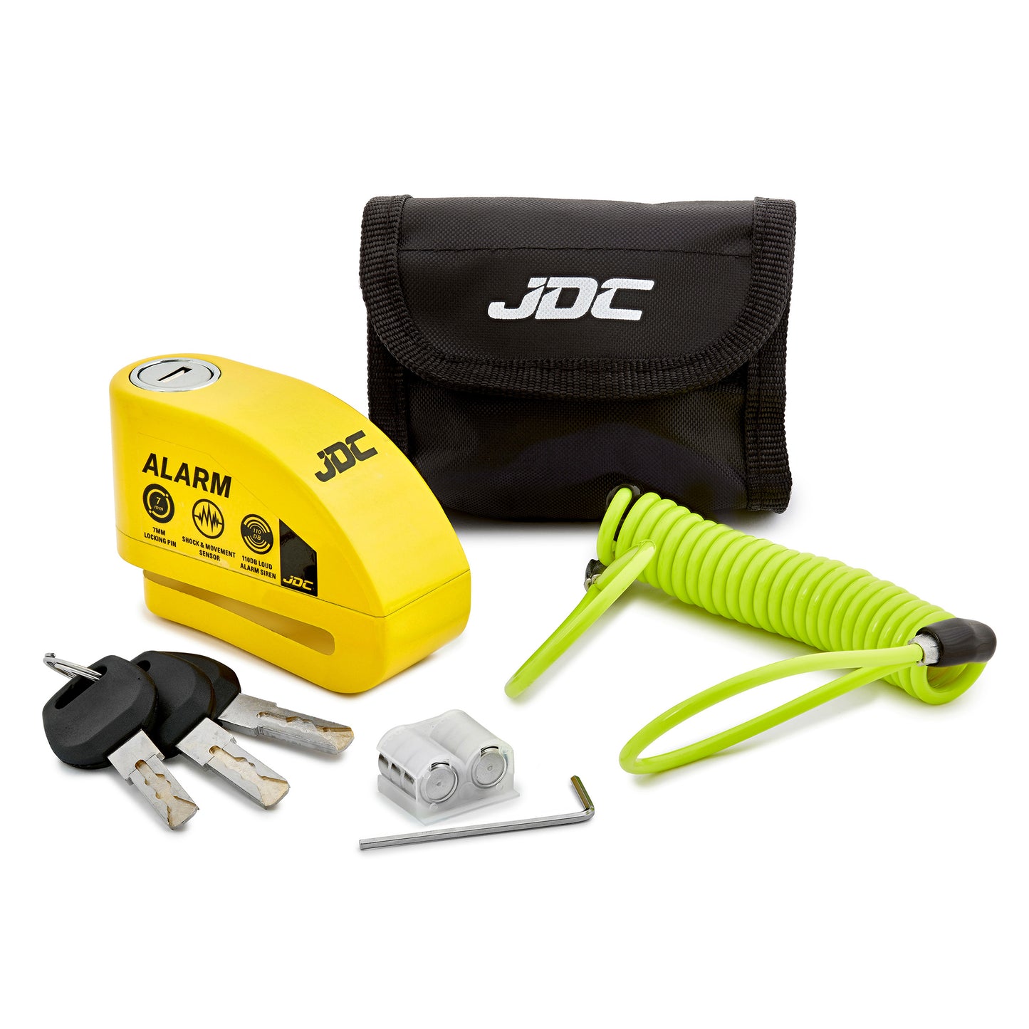 JDC Motorrad Bremsscheibenschloss Alarm - Jaws