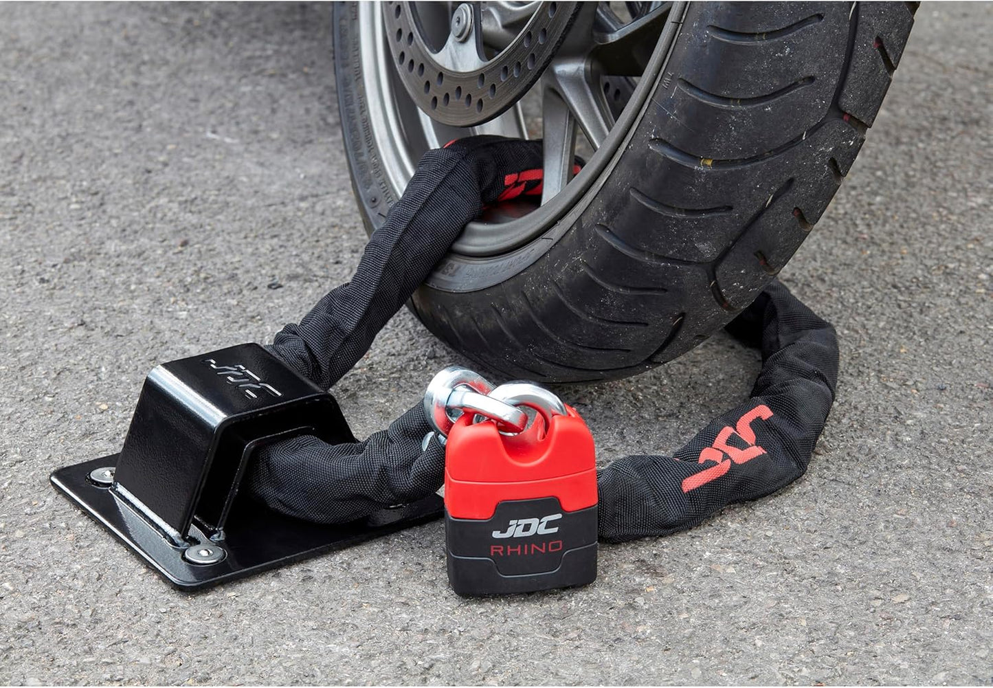 JDC Motorrad Bodenanker stark belastbarer gehärteter Stahl - Sphere PRO