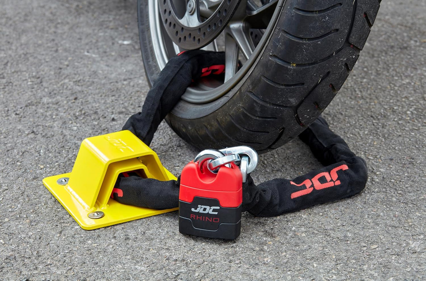 JDC Motorrad Bodenanker stark belastbarer gehärteter Stahl - Sphere PRO