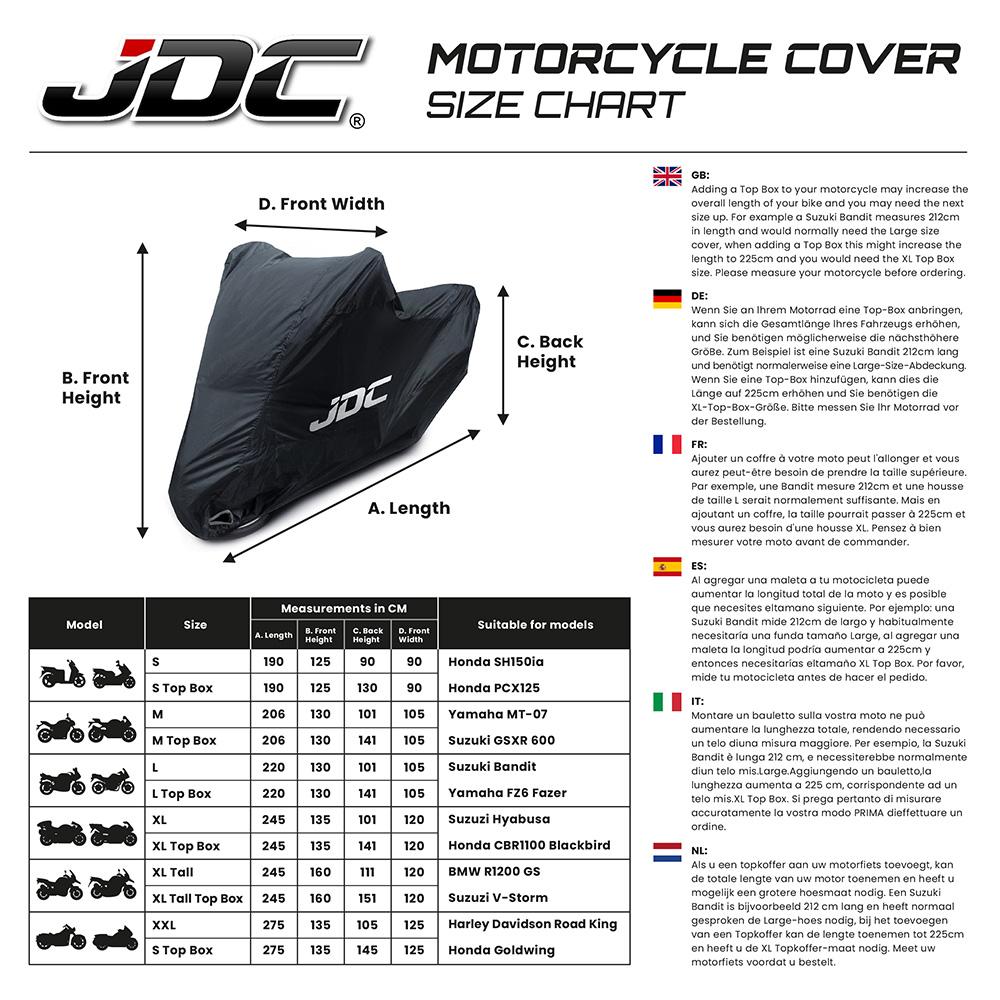 JDC Housse Moto étanche - Rain