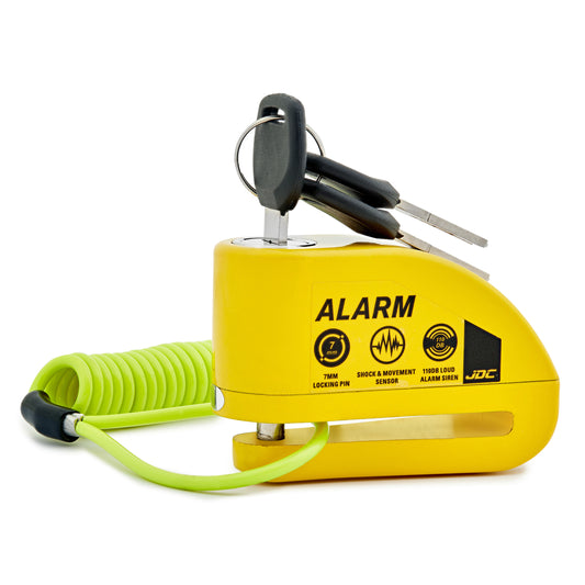 JDC Moto Motocicleta Bloqueo de Disco con Alarma - Jaws