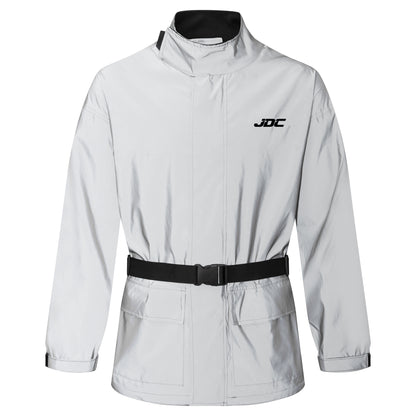 JDC Wasserdichte Motorrad-Regenüberzugsjacke Hohe Sichtbarkeit - Shield