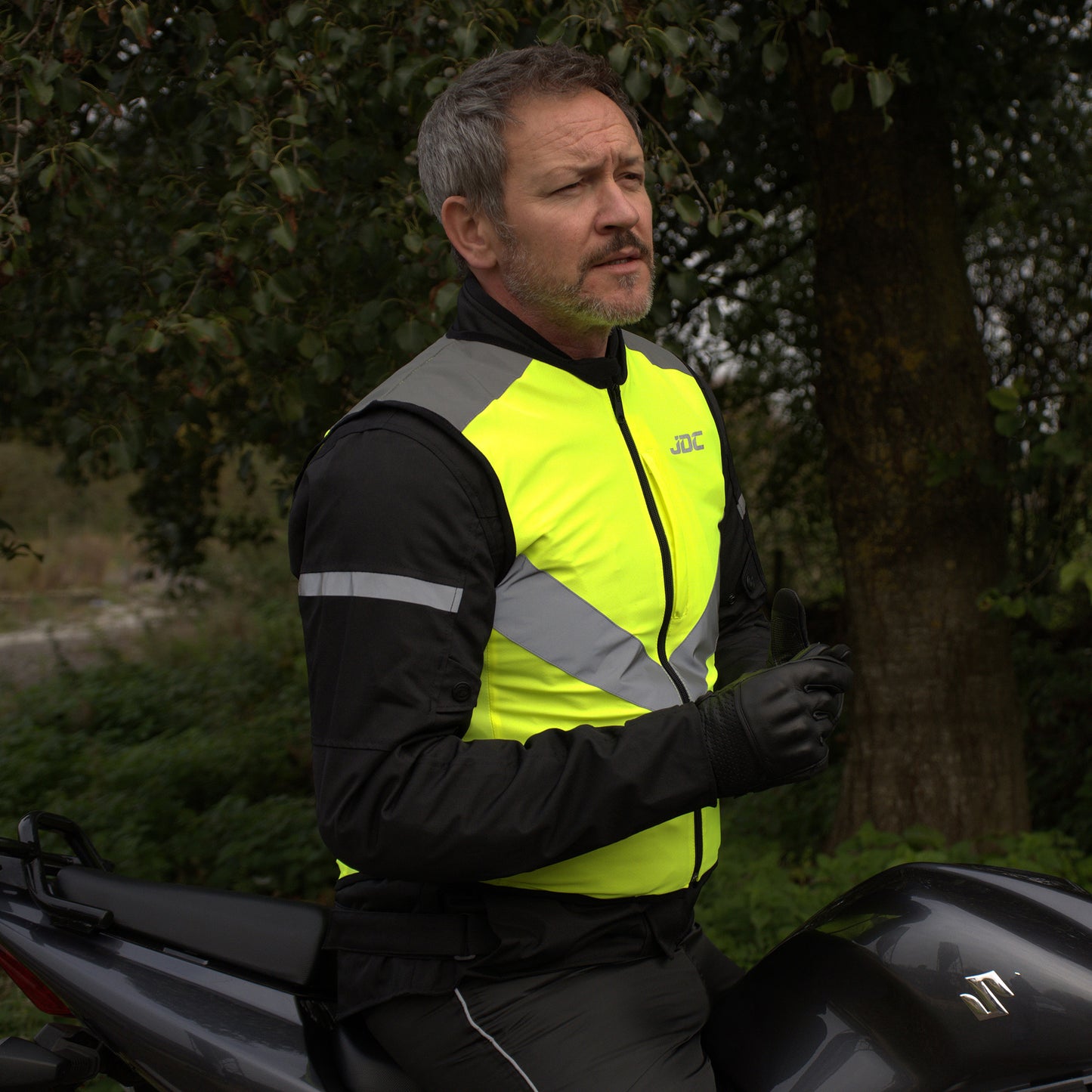 JDC Axis Motorcycle Hi Vis Vest
