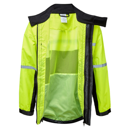 JDC Wasserdichte Motorrad-Regenüberzugsjacke Hohe Sichtbarkeit - Shield