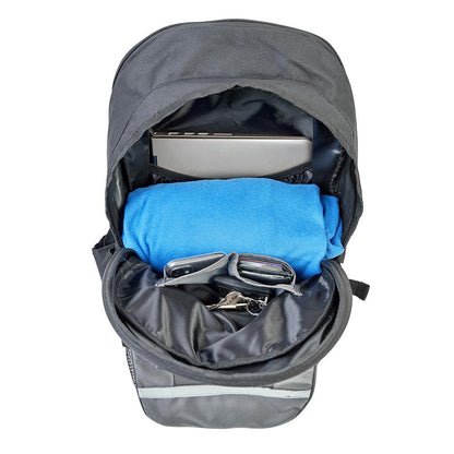 JDC Zaino Impermeabile da Moto con Porta/Reggicasco. 24L, espandibile a 36L - Frontier